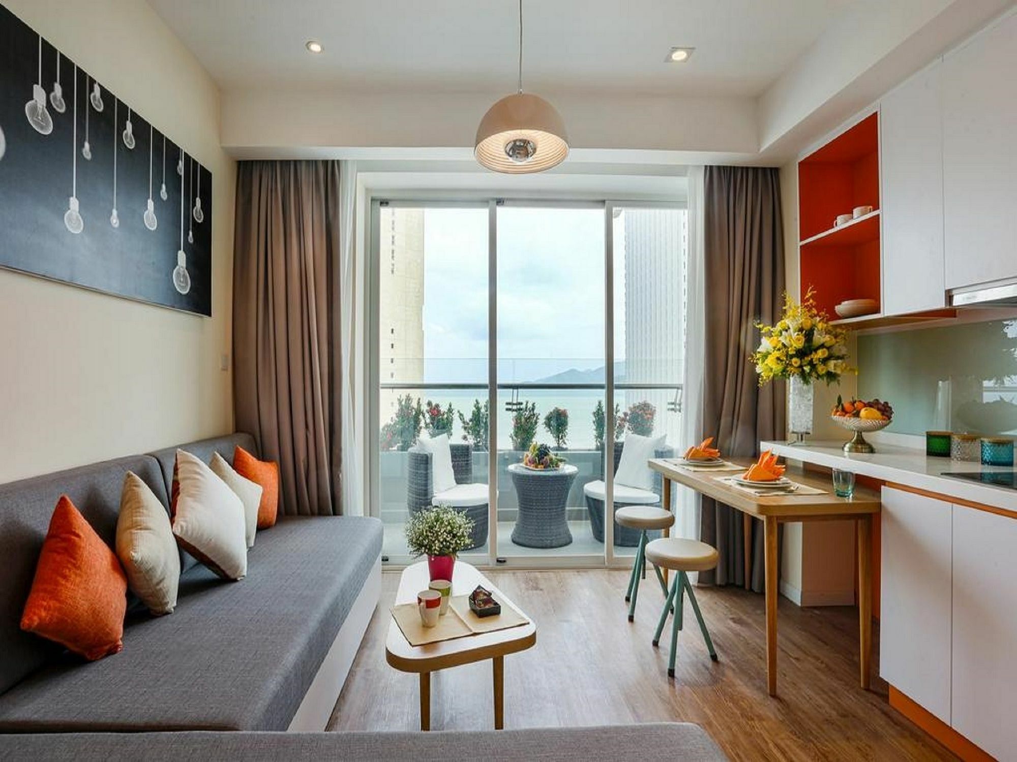 Atlantica Balcony Ocean View Serviced Apartment Nha Trang Exterior photo